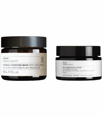 Evolve Intense Hydrating Mask  60 Ml   Daily Renew Facial Cream  30 Ml Hos Frisøren   Baronen