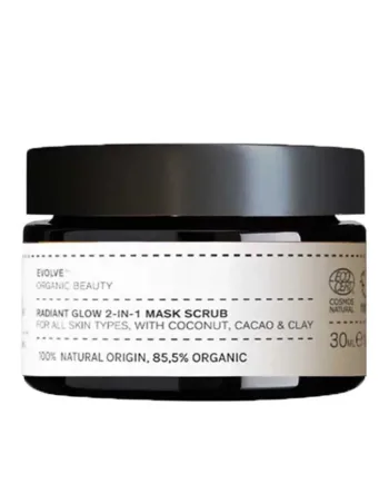 Evolve Radiant Glow  -in-  Mask Scrub 30ml Hos Frisøren   Baronen