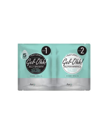 Gel-ohh Jelly Spa Pedi Bath Tea Tree   Pep Mint Hos Frisøren   Baronen