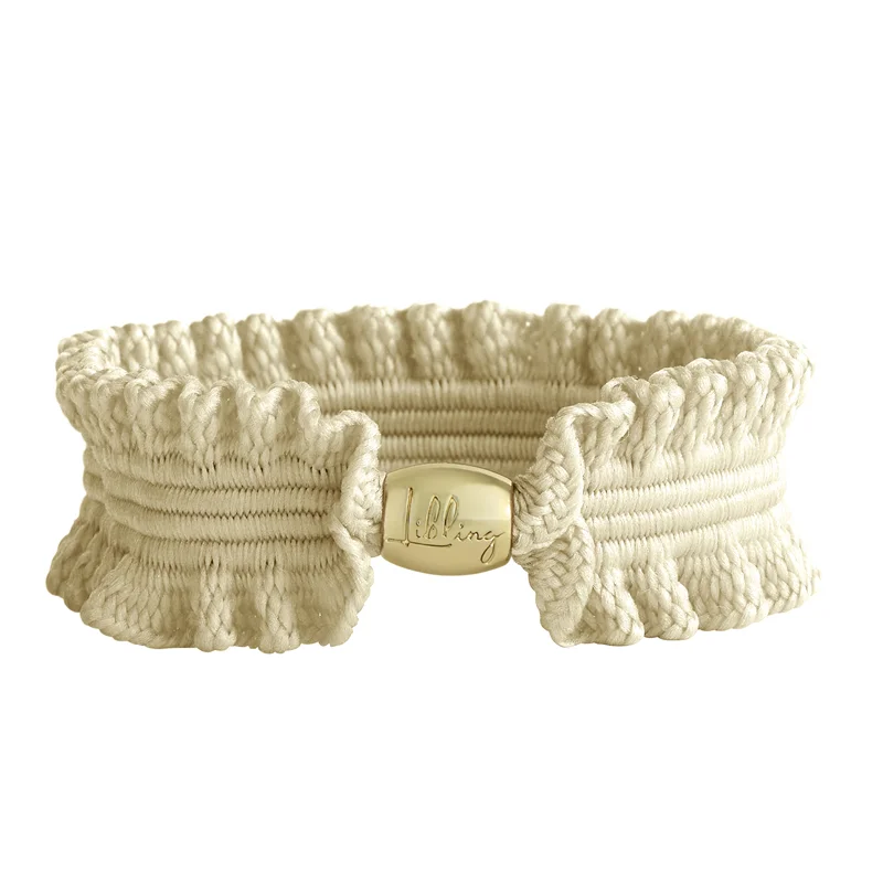 Libling Original Hårelastik Cream Guld Hos Frisøren Baronen