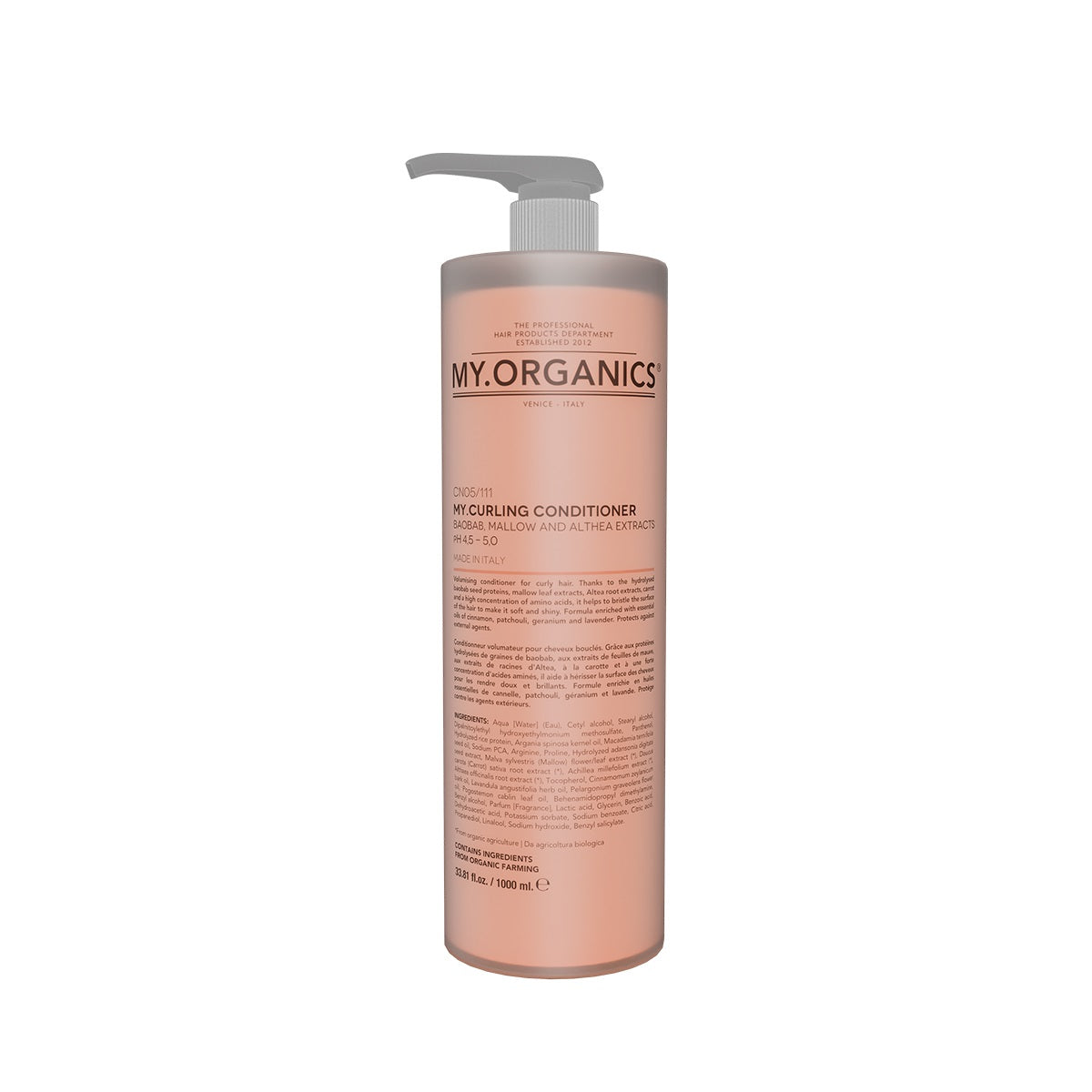 My Organics My Curling Conditioner 1000ml Balsam Hos Frisøren Baronen