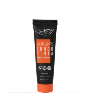 Purobio Cosmetics Sublime Flydende Foundation 07 Hos Frisøren   Baronen