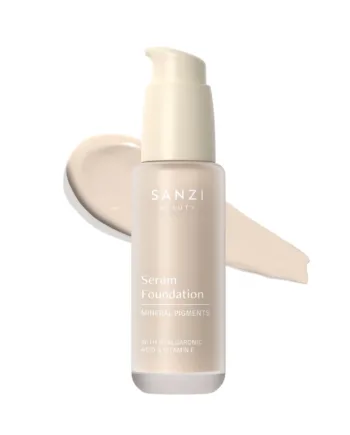 Sanzi Beauty Serum Foundation 01 Light Neutral Cool Hos Frisøren   Baronen