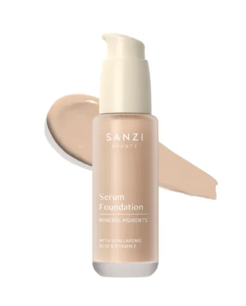 Sanzi Beauty Serum Foundation 05 Medium Neutral Golden Hos Frisøren   Baronen