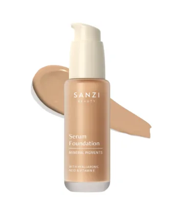 Sanzi Beauty Serum Foundation 06 Medium Neutral Warm Golden Hos Frisøren   Baronen