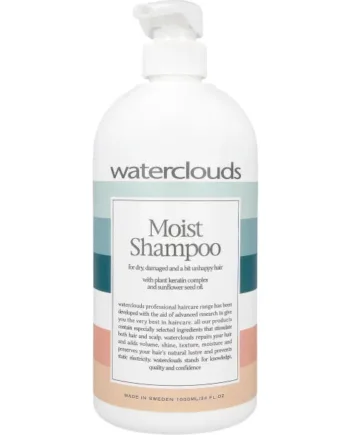 Waterclouds Moist Shampoo 1000ml Hos Frisøren   Baronen