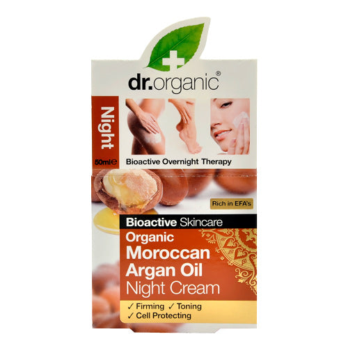 Dr  Organic Night Cream Argan