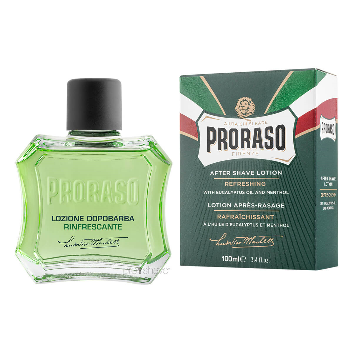 Proraso Aftershave Splash Refresh  Eucalyptus   Menthol  100 Ml