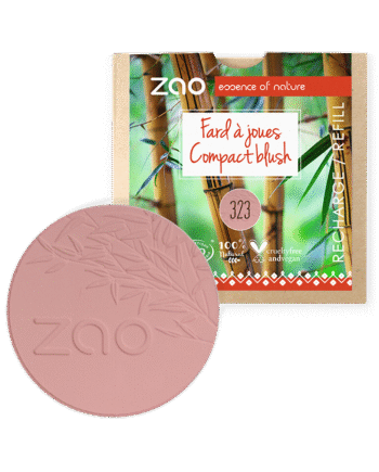 Zao  økologisk Compact Blush  323 Dark Purple  Refill