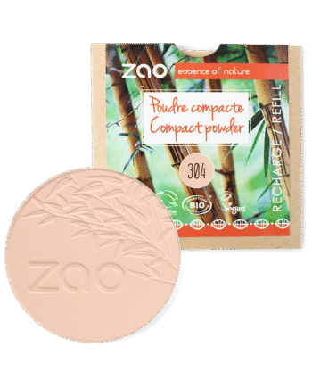 Zao  økologisk Compact Powder  304 Cappucino  Refill