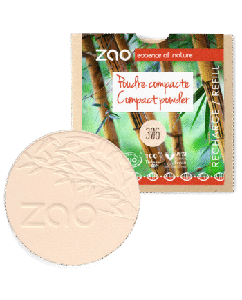 Zao  økologisk Compact Powder  306 Porcelain  Refill