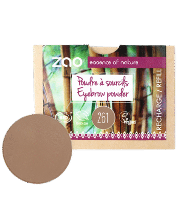 Zao  økologisk Eyebrow Powder  261 Ash Blond  Refill