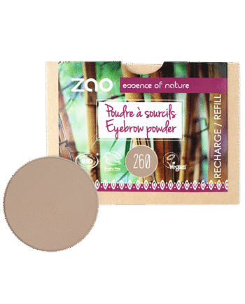 Zao  økologisk Eyebrow Powder  260 Blond  Refill