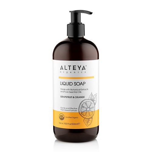 Alteya Organics økologisk Flydende Sæbe Grapefruit Orange 500ml