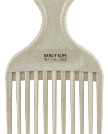 Beter Natural Fiber Afro Kam Beigefarvet