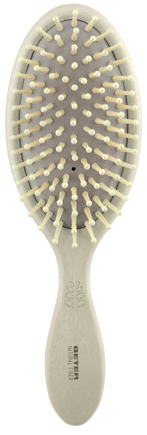 Beter Natural Fiber Cushion Hårbørste Beigefarvet