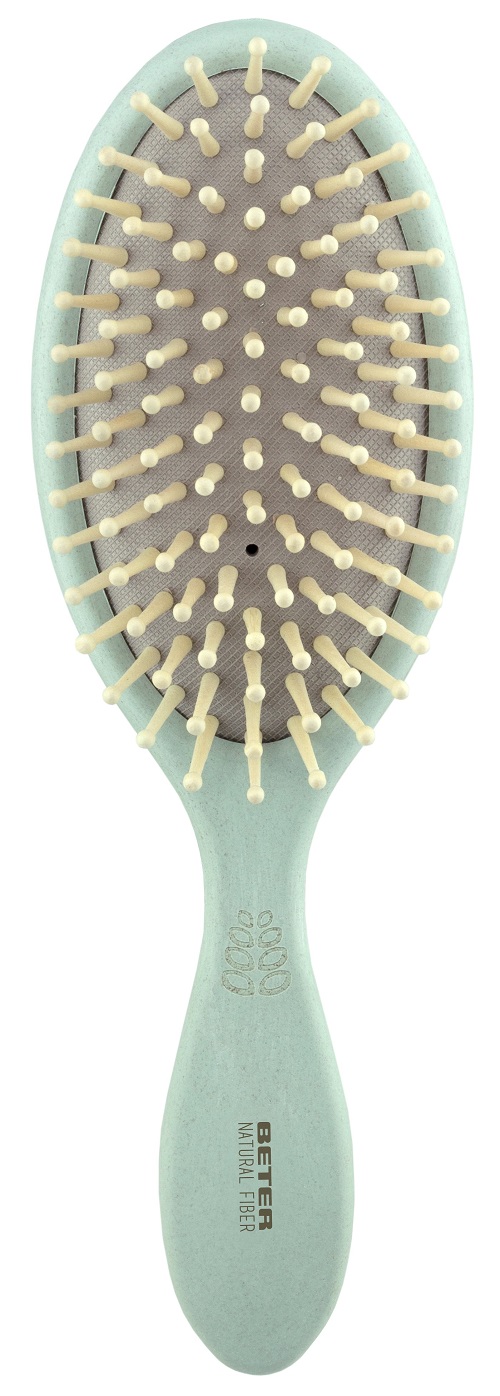 Beter Natural Fiber Cushion Hårbørste Mintgrøn