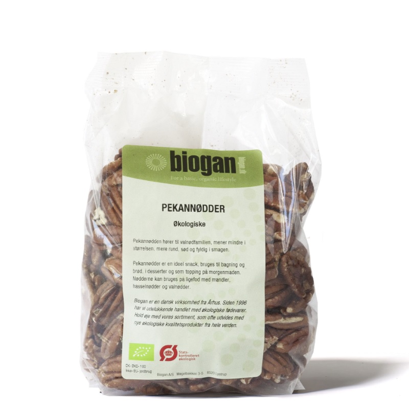 Biogan økologiske Pekannødder 400g