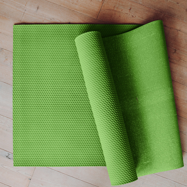 Fair Move Skridsikker Yogamåtte Limegrøn