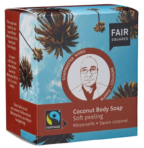 Fair Squared økologisk Body Peeling Sæbebar