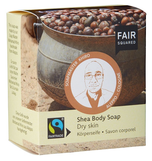 Fair Squared økologisk Shea Body Sæbebar