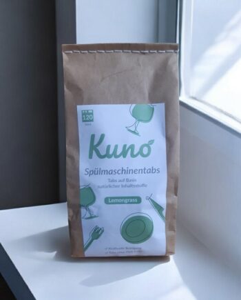 Kuno Opvasketabs Med Citrongræs 120 Stk