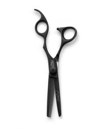 Olivia Garden  Frisørsaks   35 Silkcut  Thinner Eur Mat Black Edition