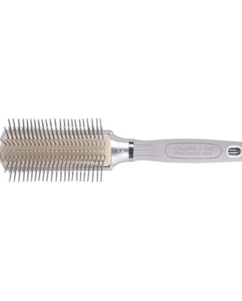 Olivia Garden  Silver Rectangular Expert Care Hairbrush Styling