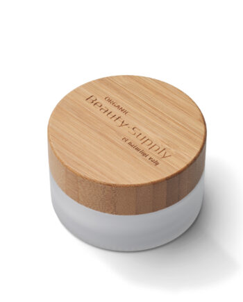Organic Beauty Supply Diy Matteret Kosmetik Krukke Med Bambuslåg 30ml