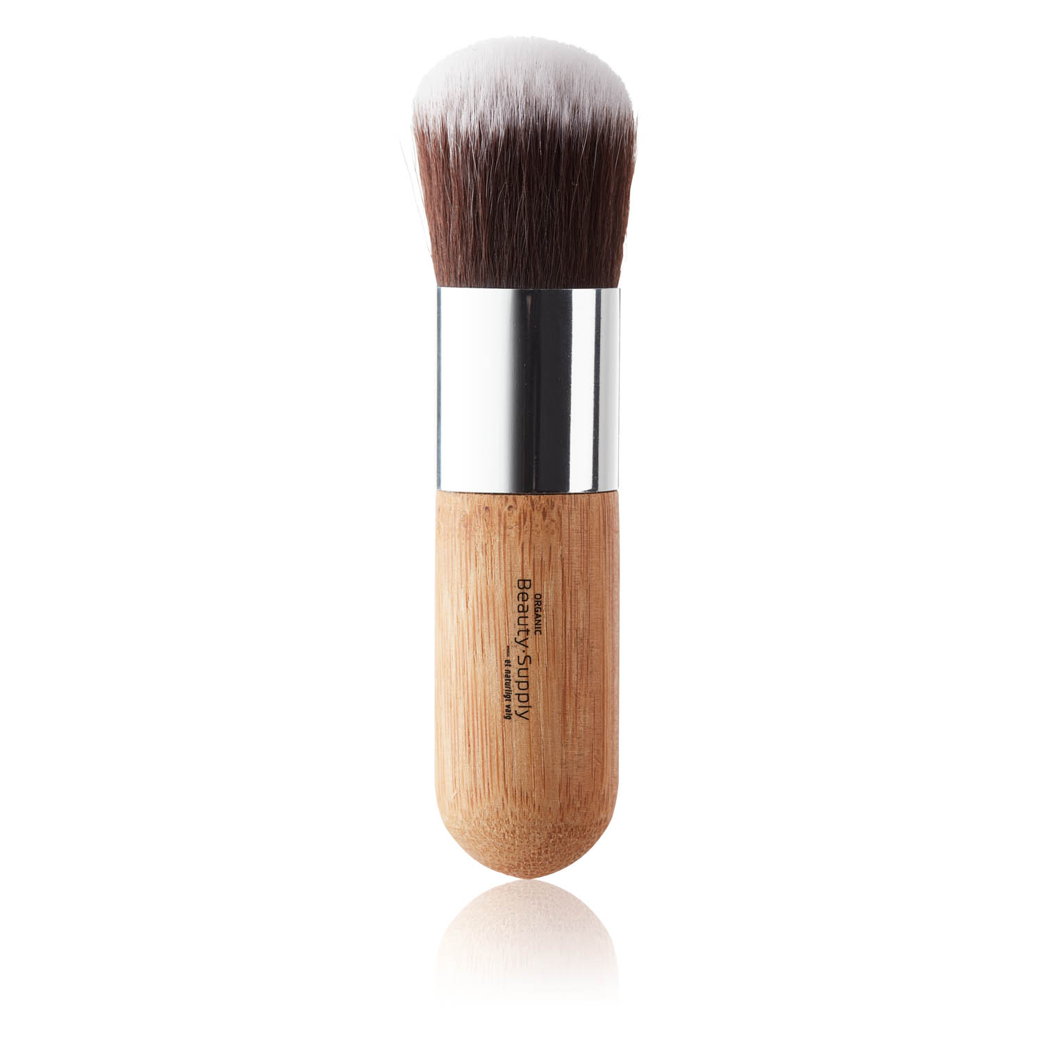 Organic Beauty Supply Face Makeup Børste Med Afrundet Ende