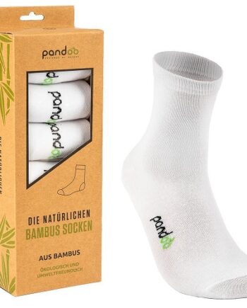 Pandoo Hvide Bambus Sokker Str  43-46