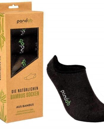 Pandoo Sorte Bambus Footies   Str  39-42