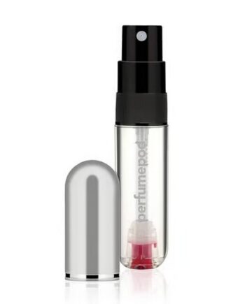 Perfume Pod Atomizer Perfume Refill Spray Silver