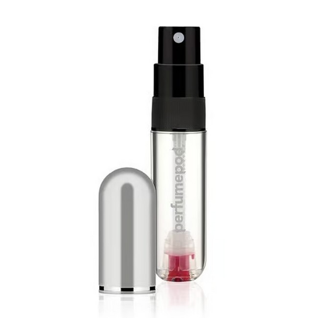Perfume Pod Atomizer Perfume Refill Spray Silver