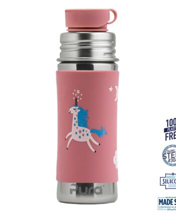 Pura  Big Mouth Sportsflaske Enhjørning 325ml
