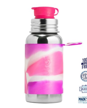 Pura  Big Mouth Sportsflaske Pink Swirl 550ml