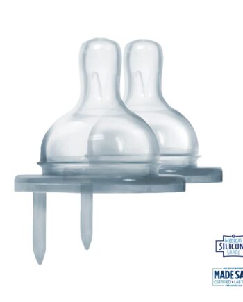 Pura  Kiki Baby Silikone Flaskesutter    Mdr   -pak Slow Flow