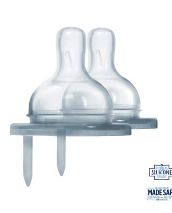 Pura  Kiki Baby Silikone Flaskesutter    Mdr   -pak   Fast Flow