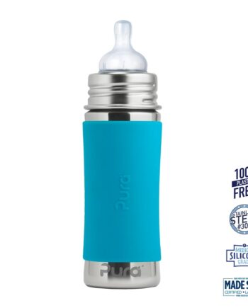 Pura  Kiki Baby Sutteflaske    Mdr  Aqua 325ml Medium Flow