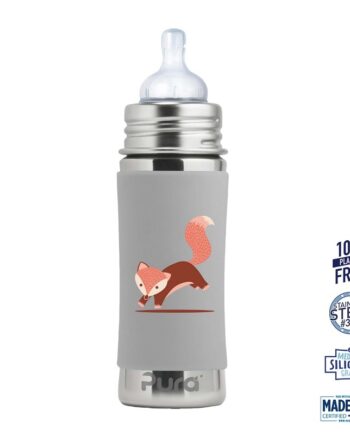 Pura  Kiki Baby Sutteflaske    Mdr  Fox Cartoon 325ml Medium Flow