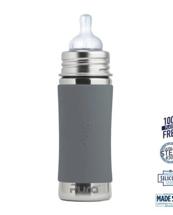 Pura  Kiki Baby Sutteflaske    Mdr  Grey 325ml Medium Flow