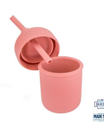 Pura  My-my Straw Cup Rosa