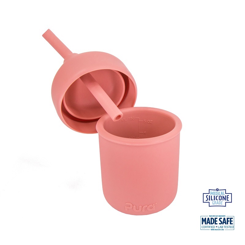 Pura My-my Straw Cup Rosa