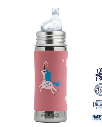 Pura  Sipper Spouts Baby Sutteflaske    Mdr  Enhjørning 325ml Fast Flow