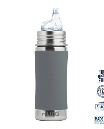 Pura  Sipper Spouts Baby Sutteflaske    Mdr  Grey 325ml Fast Flow