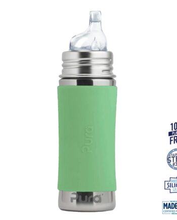 Pura  Sipper Spouts Baby Sutteflaske    Mdr  Moss 325ml Fast Flow