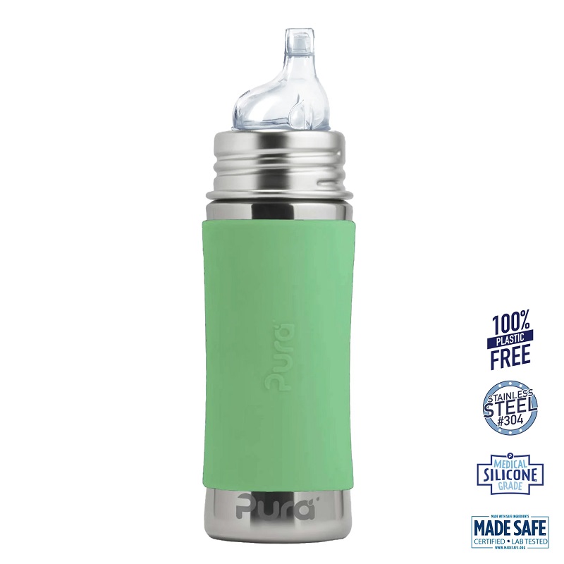Pura Sipper Spouts Baby Sutteflaske Mdr Moss 325ml Fast Flow