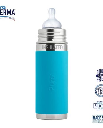 Pura  Therma Kiki Baby Sutteflaske    Mdr  Aqua 260ml Medium Flow