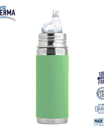 Pura  Therma Kiki Sipper Baby Sutteflaske    Mdr  Moss 260ml Fast Flow