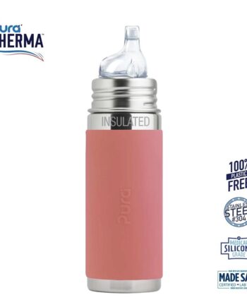 Pura  Therma Kiki Sipper Baby Sutteflaske    Mdr  Rosa 260ml Fast Flow